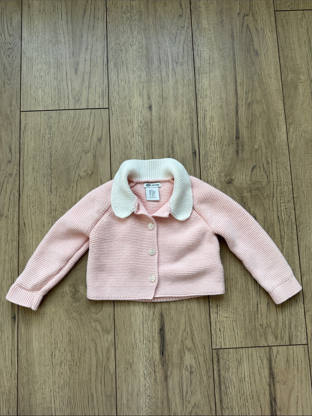 Sofia Grainge x Amazon Essentials Toddler Peter Pan Collar Pink Sweat Jacket 2T